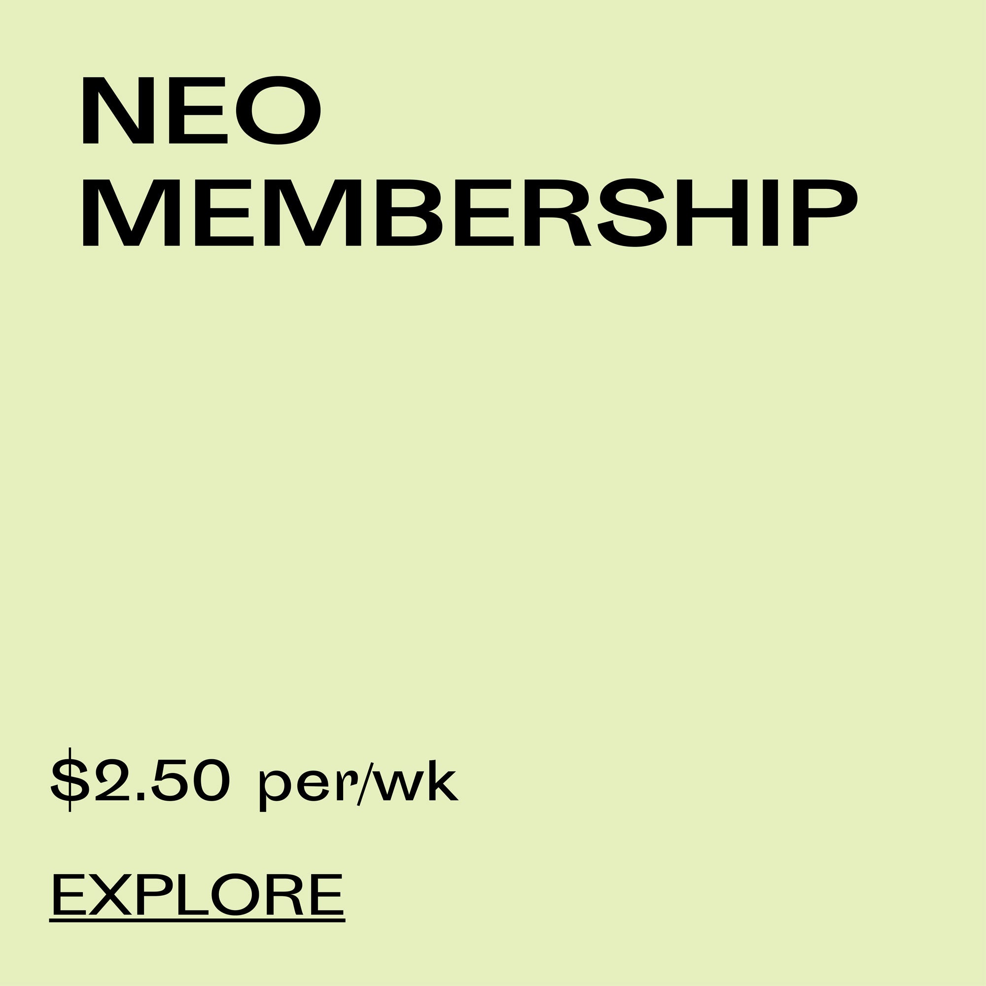 Neo Membership